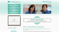 Desktop Screenshot of blundelldental.com